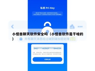 小怪兽聊天软件安全吗（小怪兽软件是干啥的）