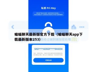 蝙蝠聊天最新版官方下载（蝙蝠聊天app下载最新版本253）