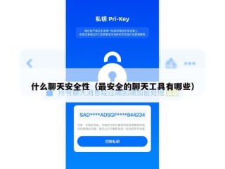 什么聊天安全性（最安全的聊天工具有哪些）
