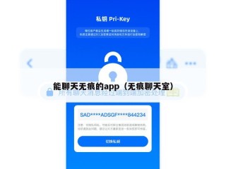 能聊天无痕的app（无痕聊天室）