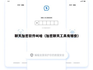 聊天加密软件叫啥（加密聊天工具有哪些）