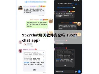 9527chat聊天软件安全吗（9527chat app）