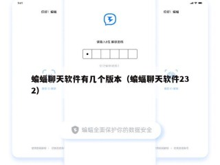 蝙蝠聊天软件有几个版本（蝙蝠聊天软件232）