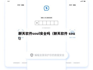 聊天软件soul安全吗（聊天软件 soul）