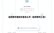 加密聊天姐妹文案怎么写（加密聊天工具）