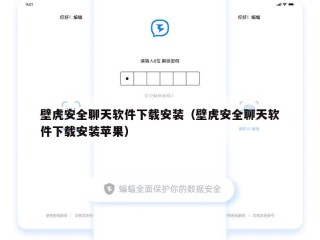 壁虎安全聊天软件下载安装（壁虎安全聊天软件下载安装苹果）
