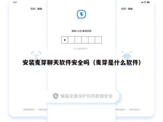 安装麦芽聊天软件安全吗（麦芽是什么软件）
