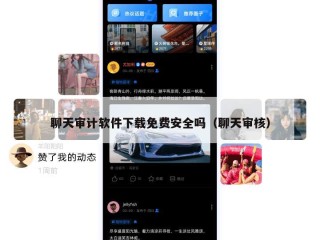 聊天审计软件下载免费安全吗（聊天审核）