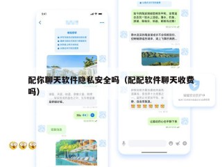 配你聊天软件隐私安全吗（配配软件聊天收费吗）