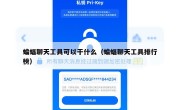 蝙蝠聊天工具可以干什么（蝙蝠聊天工具排行榜）