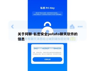 关于阿聊-私密安全potato聊天软件的信息