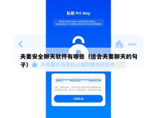 夫妻安全聊天软件有哪些（适合夫妻聊天的句子）