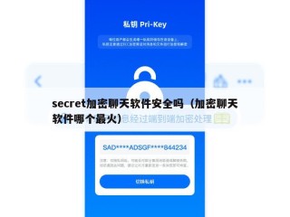 secret加密聊天软件安全吗（加密聊天软件哪个最火）