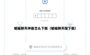 蝙蝠聊天神器怎么下载（蝙蝠聊天版下载）