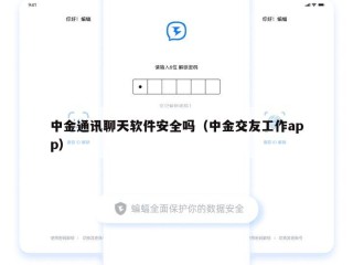 中金通讯聊天软件安全吗（中金交友工作app）