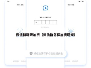 微信群聊天加密（微信群怎样加密码锁）