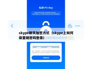 skype聊天加密方式（skype上如何设置随密码登录）