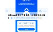 二鱼app聊天软件安全吗（二鱼副业怎么样）