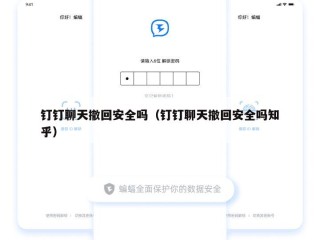 钉钉聊天撤回安全吗（钉钉聊天撤回安全吗知乎）