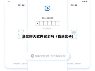 说盒聊天软件安全吗（我说盒子）