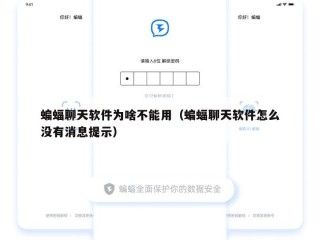蝙蝠聊天软件为啥不能用（蝙蝠聊天软件怎么没有消息提示）