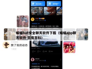 蝙蝠bat安全聊天软件下载（蝙蝠app聊天软件 百度百科）