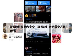 聊天软件隐私和安全（聊天软件会泄露个人信息吗）