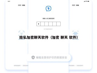 隐私加密聊天软件（加密 聊天 软件）