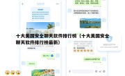 十大美国安全聊天软件排行榜（十大美国安全聊天软件排行榜最新）