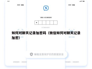 如何对聊天记录加密码（微信如何对聊天记录加密）