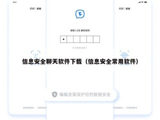 信息安全聊天软件下载（信息安全常用软件）