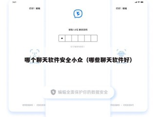 哪个聊天软件安全小众（哪些聊天软件好）