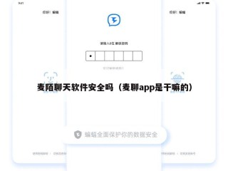 麦陌聊天软件安全吗（麦聊app是干嘛的）