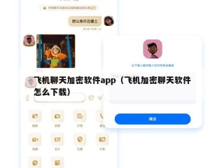 飞机聊天加密软件app（飞机加密聊天软件怎么下载）