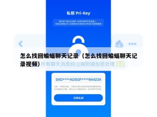 怎么找回蝙蝠聊天记录（怎么找回蝙蝠聊天记录视频）