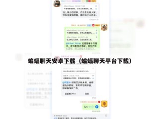蝙蝠聊天安卓下载（蝙蝠聊天平台下载）