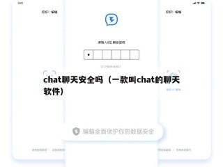 chat聊天安全吗（一款叫chat的聊天软件）