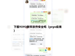 下载YOYO聊天软件安全吗（yoyo应用）