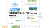 飞宇聊天软件安全吗（飞宇vlog pocketapp）