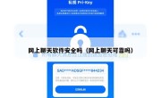 网上聊天软件安全吗（网上聊天可靠吗）