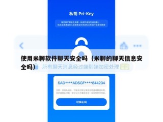 使用米聊软件聊天安全吗（米聊的聊天信息安全吗）