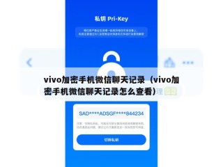 vivo加密手机微信聊天记录（vivo加密手机微信聊天记录怎么查看）