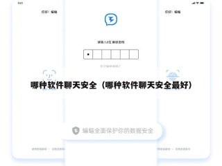哪种软件聊天安全（哪种软件聊天安全最好）