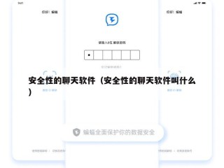安全性的聊天软件（安全性的聊天软件叫什么）