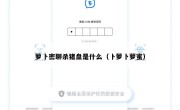 萝卜密聊杀猪盘是什么（卜萝卜萝蜜）