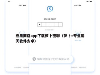 应用商店app下载萝卜密聊（萝卜+专业聊天软件安卓）