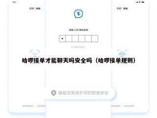 哈啰接单才能聊天吗安全吗（哈啰接单规则）