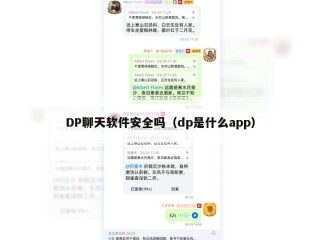 DP聊天软件安全吗（dp是什么app）