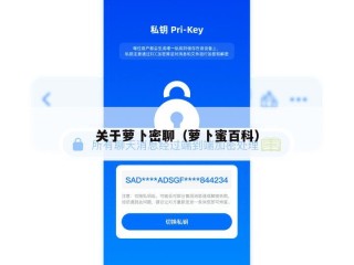关于萝卜密聊（萝卜蜜百科）