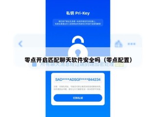 零点开启匹配聊天软件安全吗（零点配置）